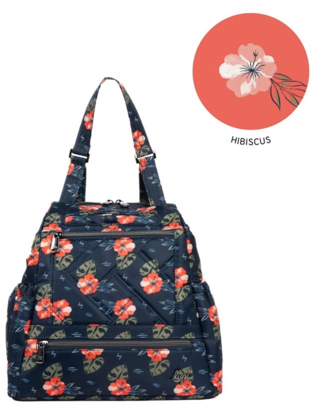 Lug Skyhop Convertible Backpack Aloha Navy